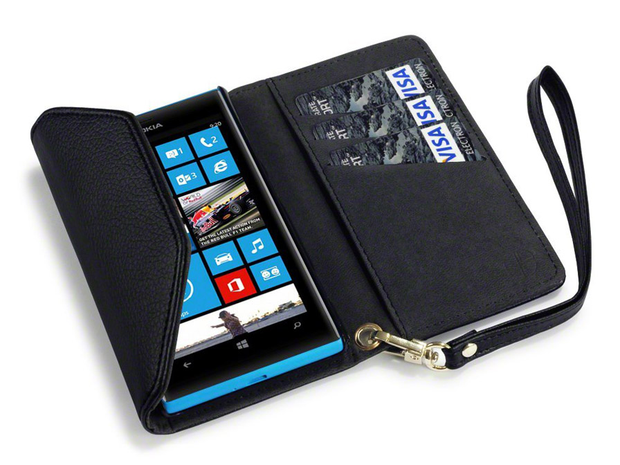 Covert Trifold Purse Wallet Case voor Nokia Lumia 720