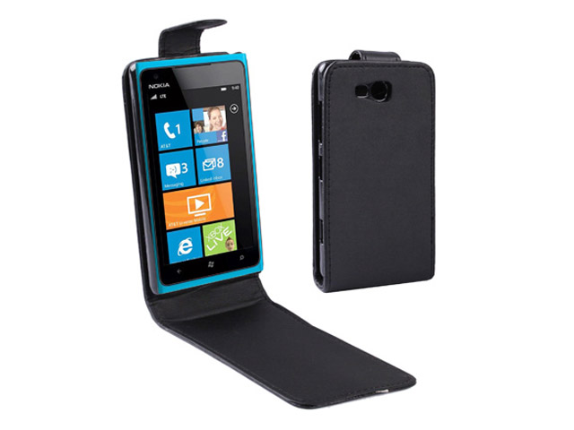 Business Flip Case - Nokia Lumia 820 Hoesje