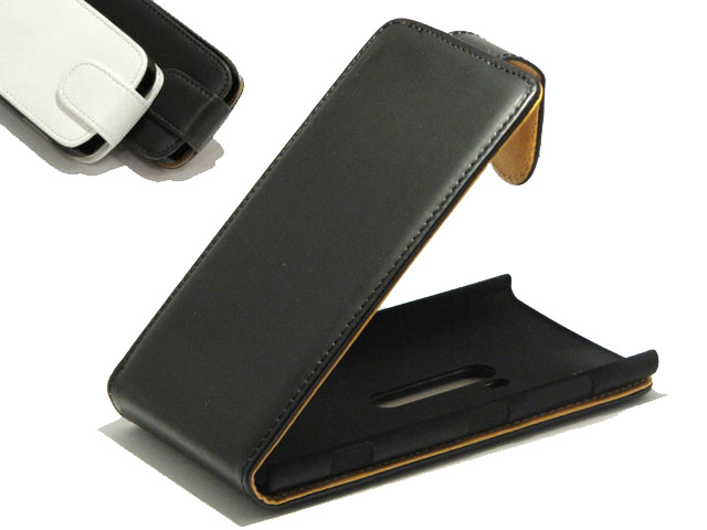 Classic Leather Flip Case - Nokia Lumia 920 Hoesje
