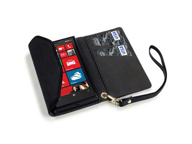 Covert Trifold Purse Wallet Case voor Nokia Lumia 920