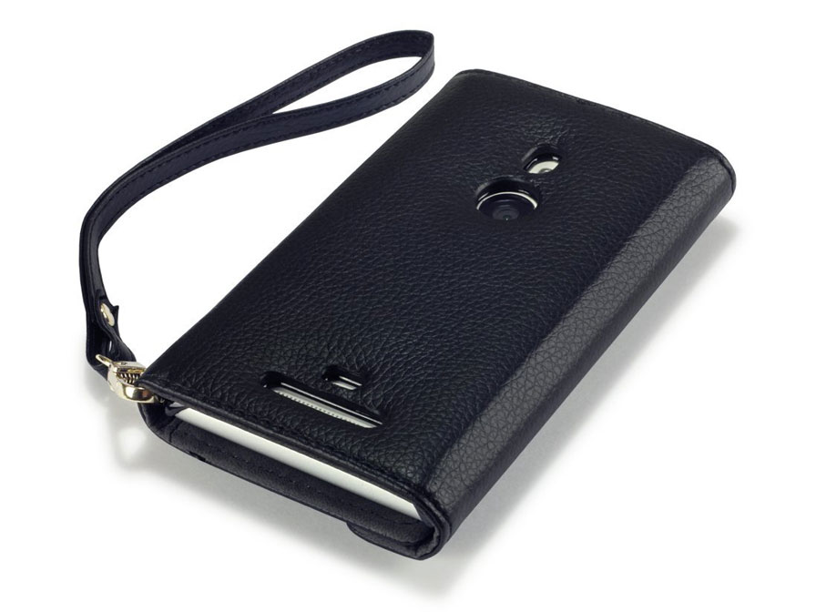 Covert Trifold Purse Wallet Case voor Nokia Lumia 925