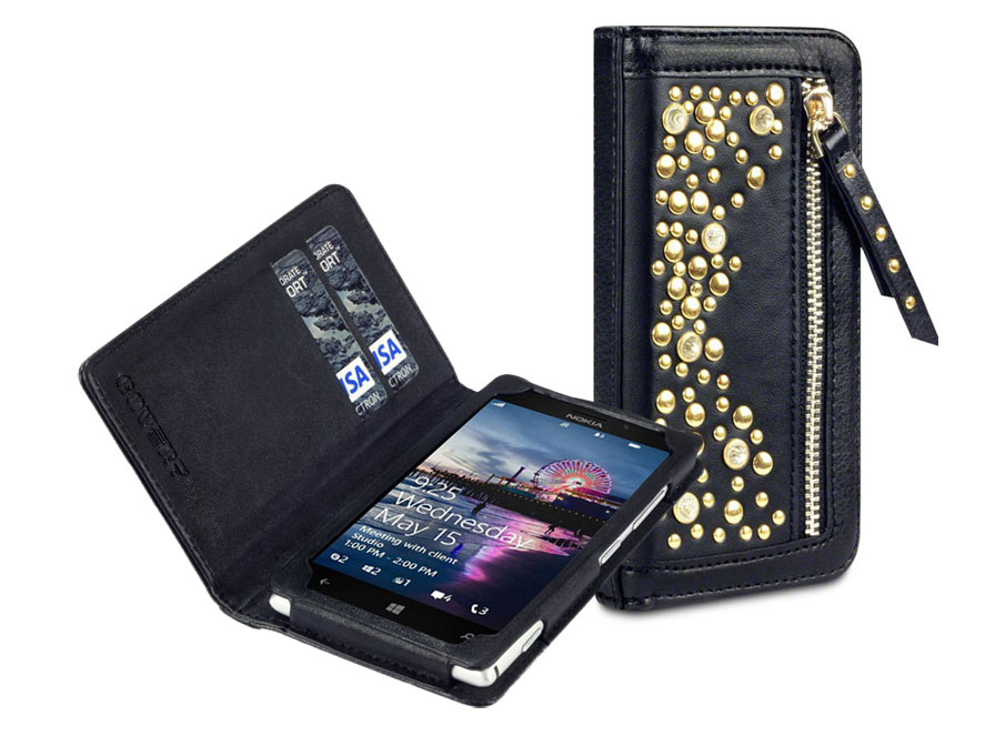 Covert Stardust Studded Wallet Case Hoesje voor Nokia Lumia 925