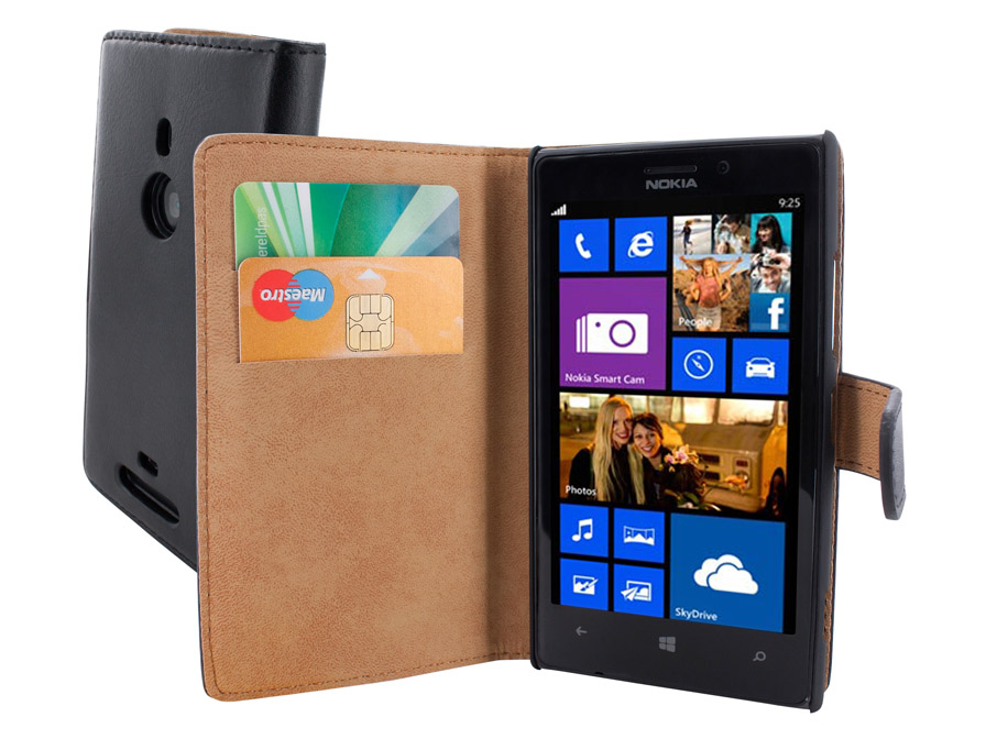 Streven Ben depressief schoonmaken Mobiparts Leren Classic Wallet Case voor Nokia Lumia 925