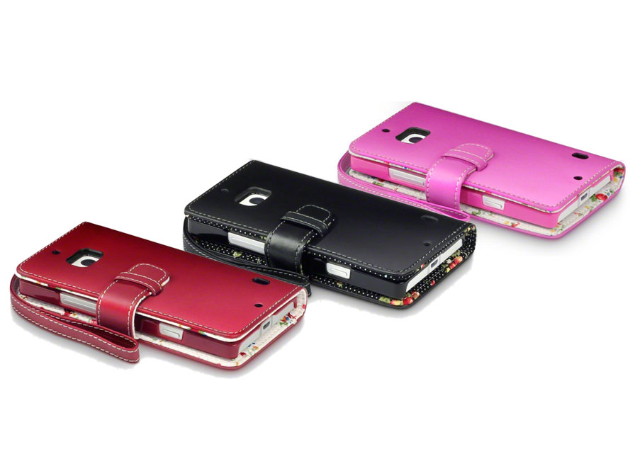 CaseBoutique Flower Wallet Case - Nokia Lumia 930 Hoesje