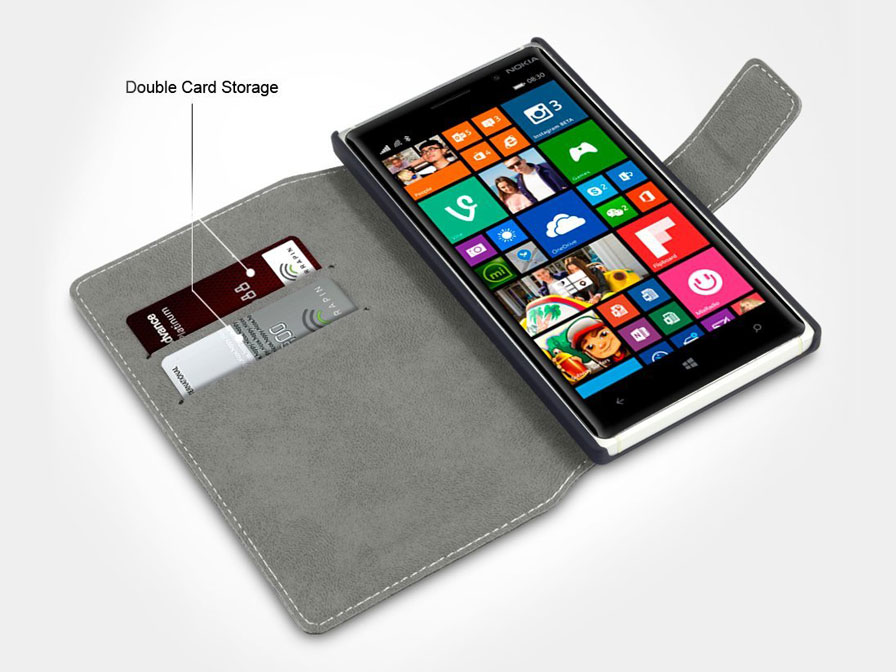 Covert UltraSlim Book Case - Hoesje voor Nokia Lumia 830