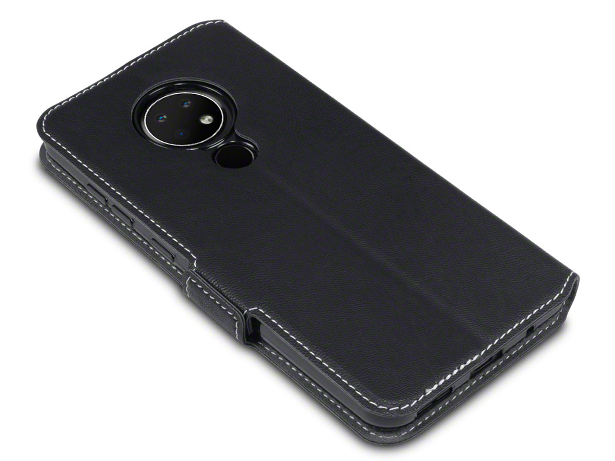 CaseBoutique Slim Bookcase Zwart - Nokia 6.2 hoesje