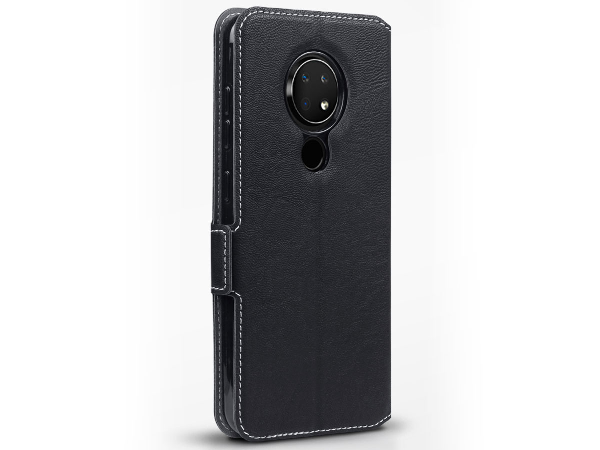 CaseBoutique Slim Bookcase Zwart - Nokia 7.2 hoesje