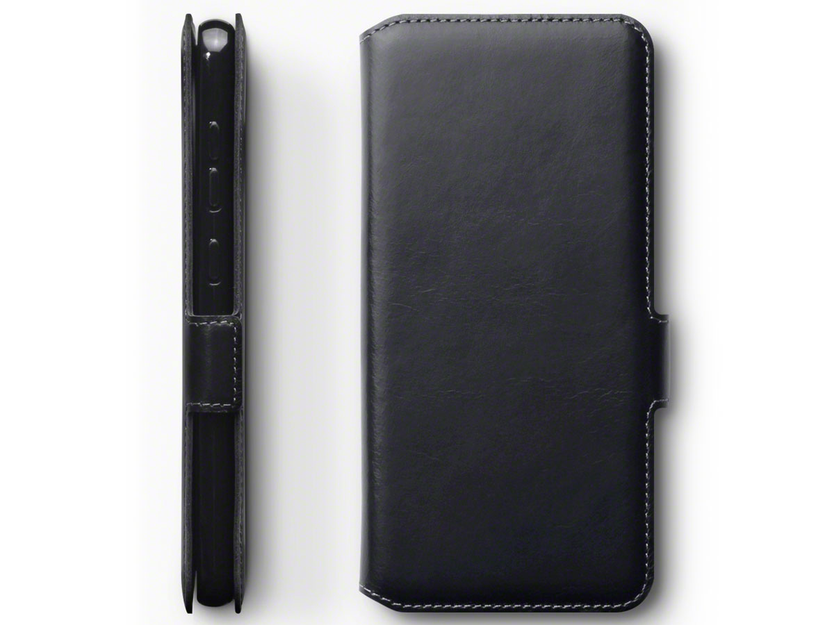 CaseBoutique Slim Leather Case Zwart - Nokia 7.2 hoesje