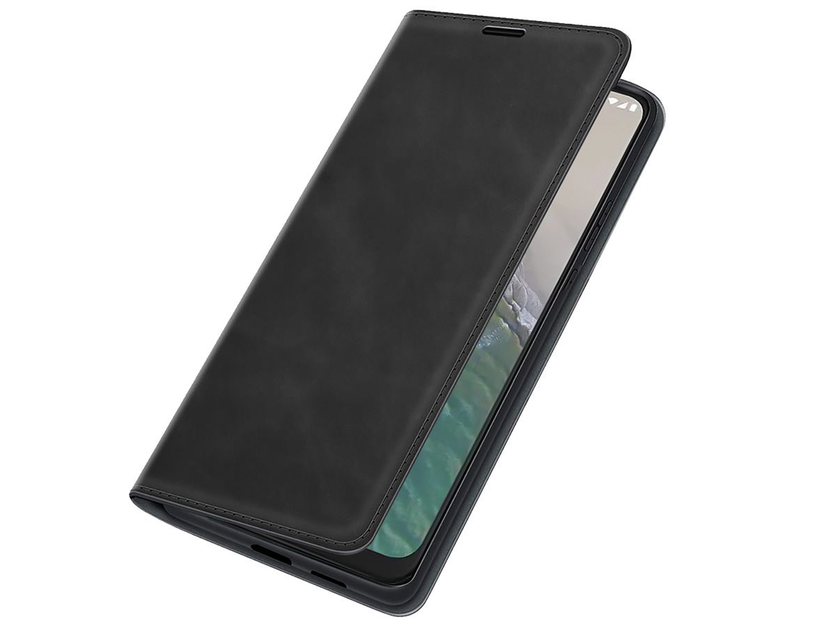 Just in Case Slim Wallet Case Zwart - Nokia C32 hoesje
