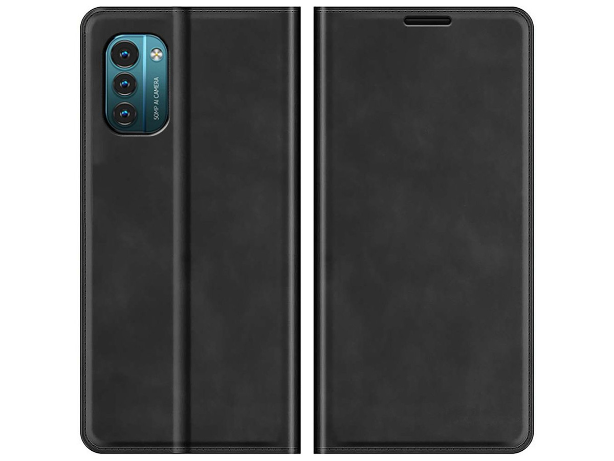 Just in Case Slim Wallet Case Zwart - Nokia G11/G21 hoesje