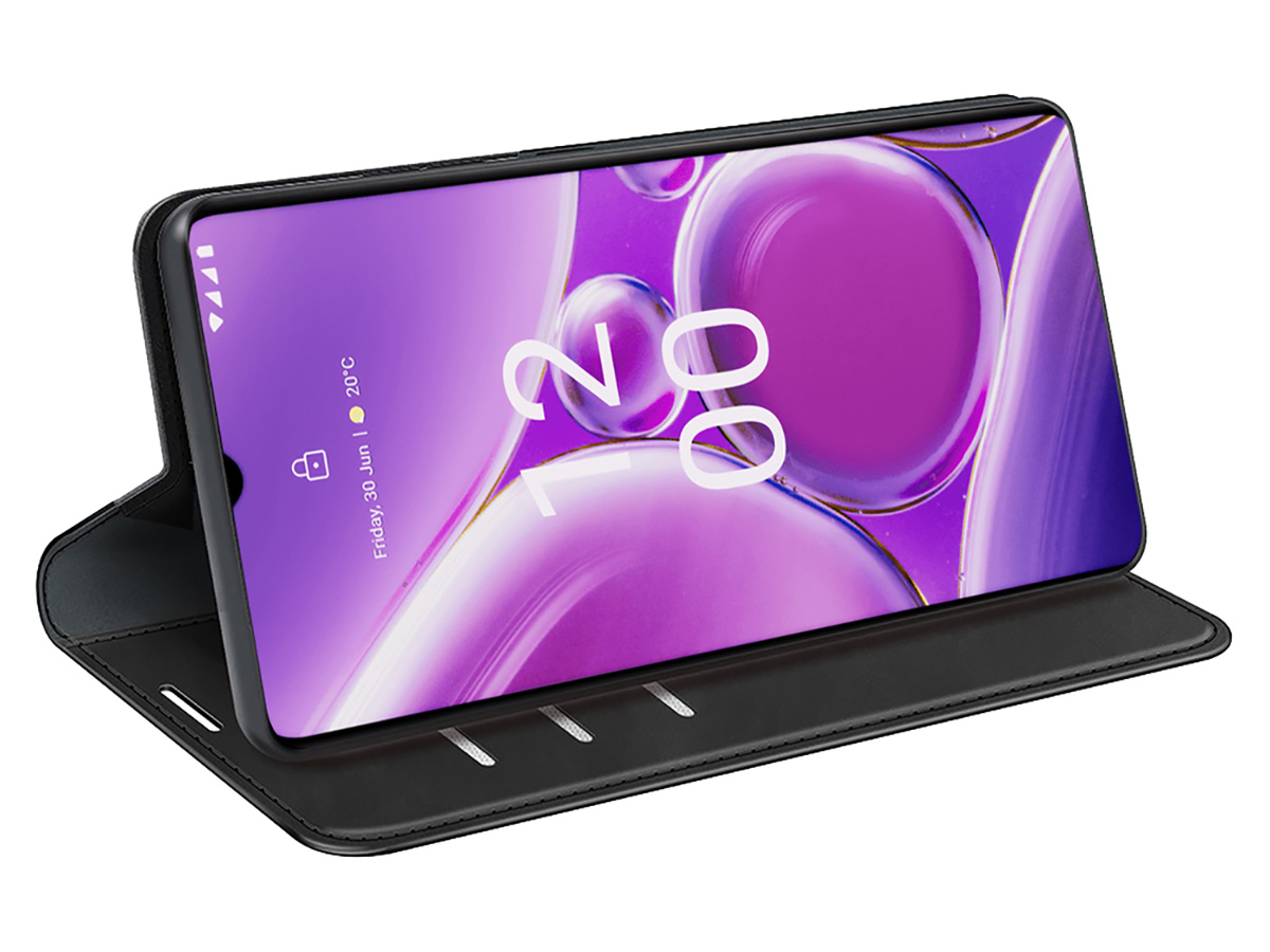 Just in Case Slim Wallet Case Zwart - Nokia G42 hoesje