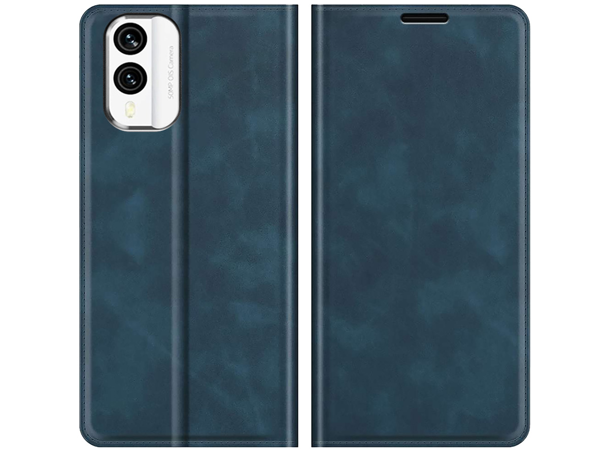 Just in Case Slim Wallet Case Blauw - Nokia X30 hoesje