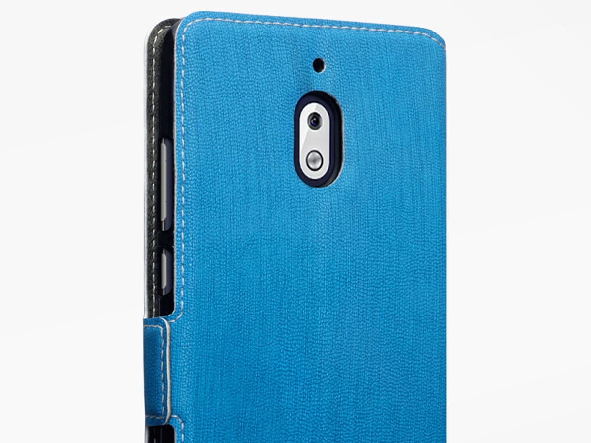 CaseBoutique SlimFit Bookcase Blauw - Nokia 2.1 hoesje