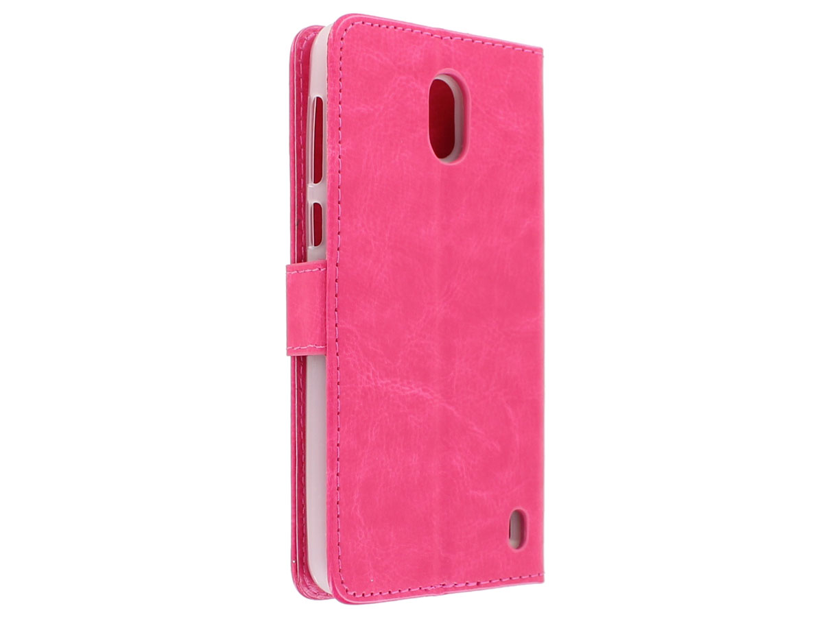 Bookcase Wallet Roze - Nokia 2 hoesje