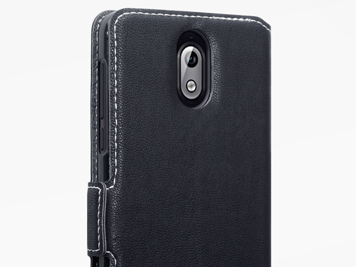 CaseBoutique SlimFit Bookcase Zwart - Nokia 3.1 hoesje