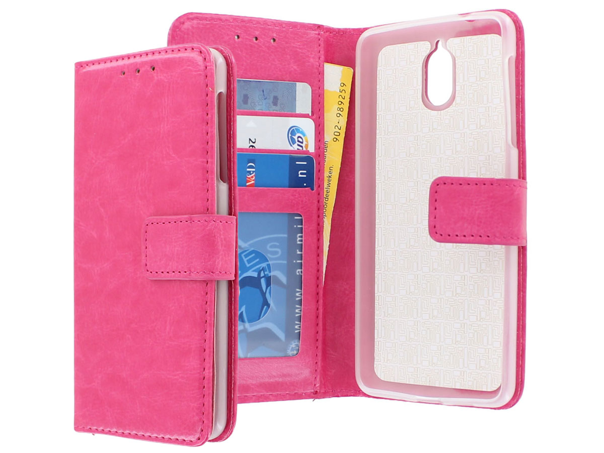 Bookcase Wallet Roze - Nokia 3.1 hoesje