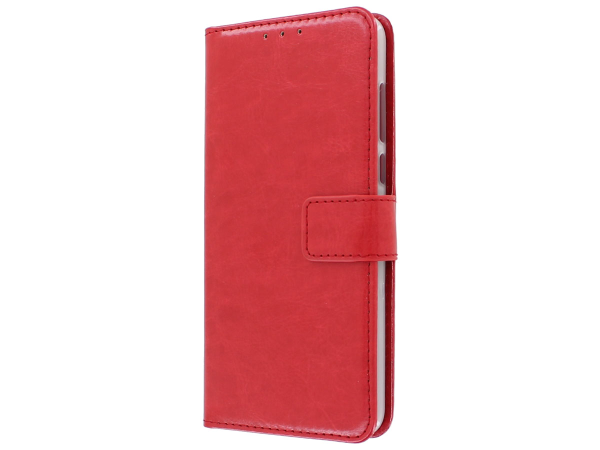 Book Case Mapje Rood - Nokia 3.1 Plus hoesje