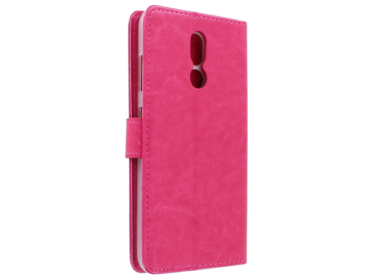 Book Case Wallet Mapje Roze - Nokia 3.2 hoesje