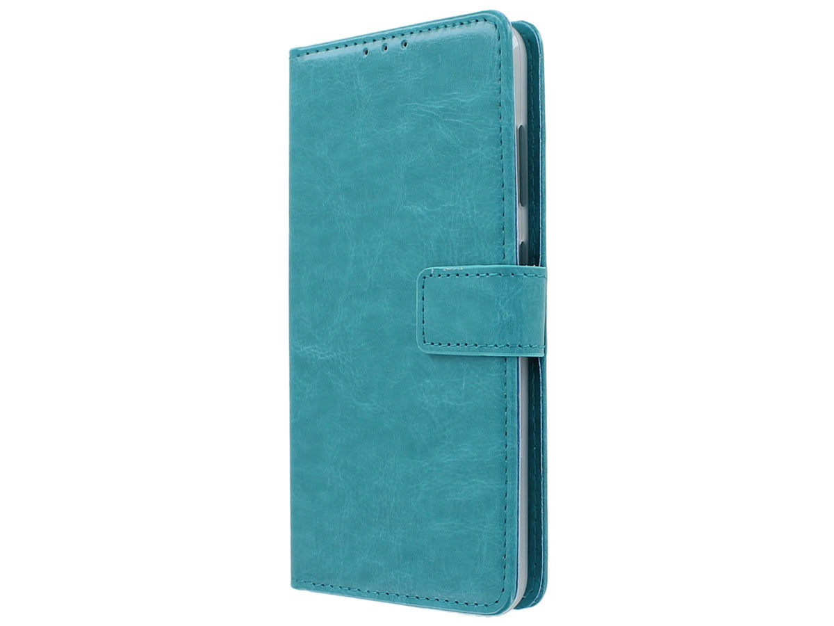 Book Case Wallet Mapje Turquoise - Nokia 3.2 hoesje