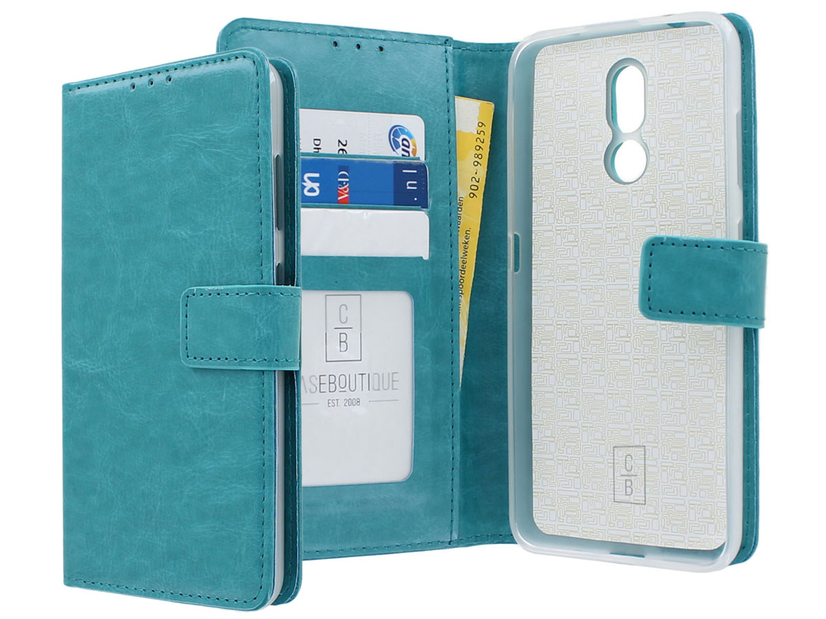 Book Case Wallet Mapje Turquoise - Nokia 3.2 hoesje
