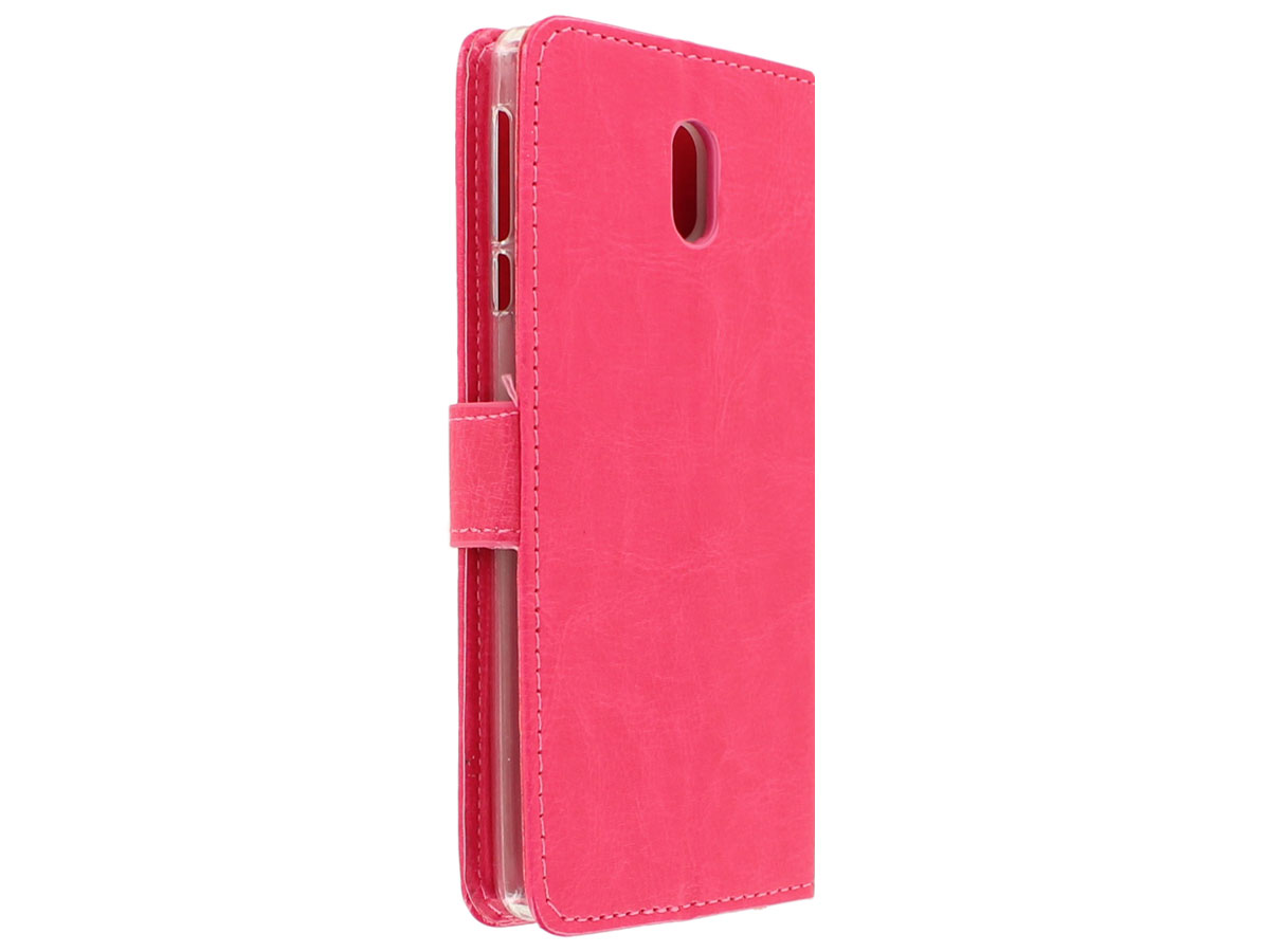 Op het randje Ter ere van Zo veel Wallet Bookcase Roze | Nokia 3 hoesje | KloegCom.nl