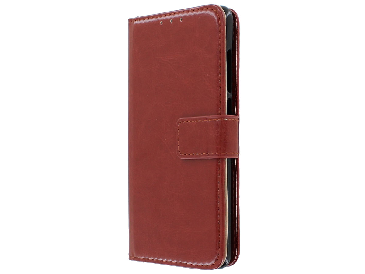 Bookcase Wallet Bruin - Nokia 5.1 hoesje