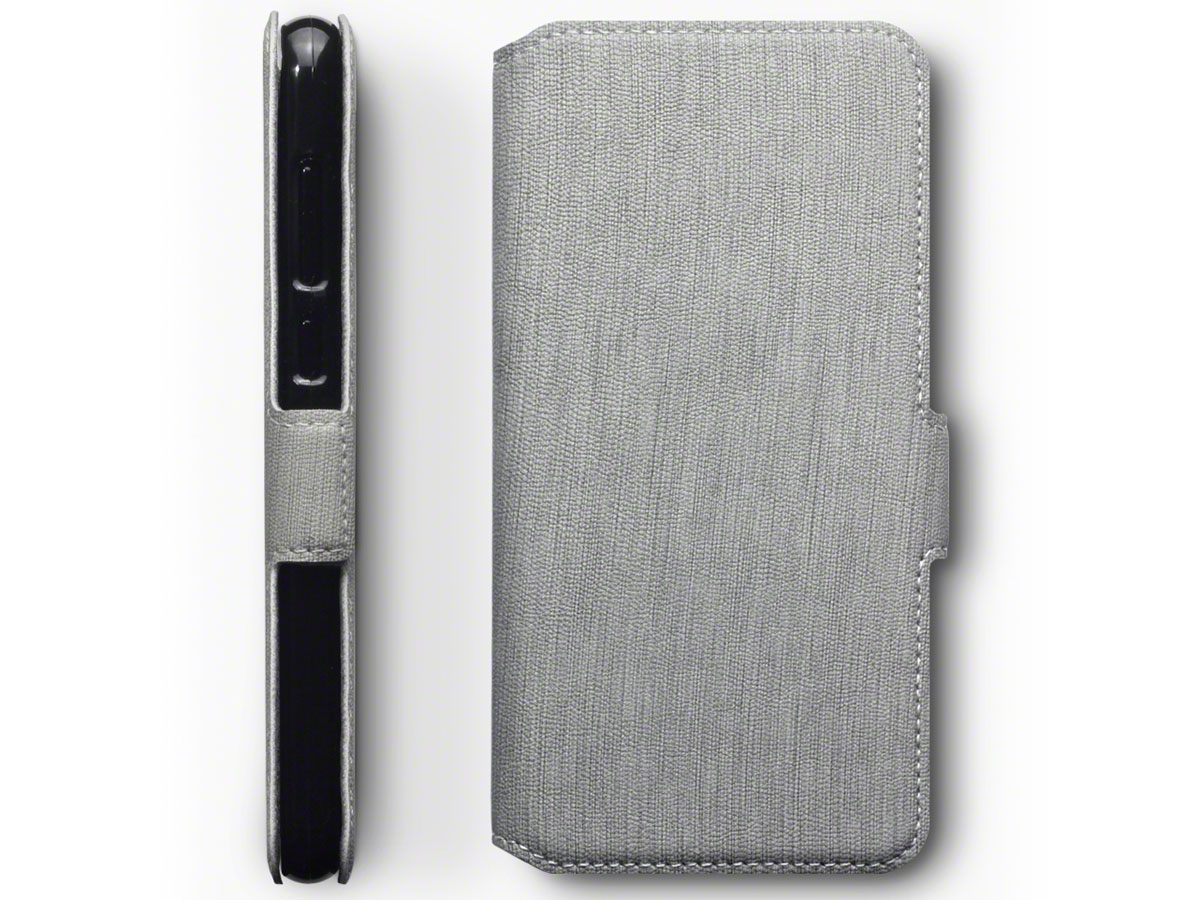 CaseBoutique Slim Wallet Case Grijs - Nokia 5.1 Plus hoesje