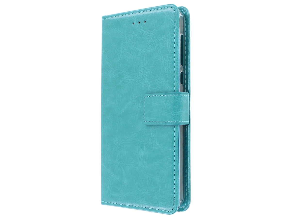 Bookcase Wallet Turquoise - Nokia 6 2018 hoesje