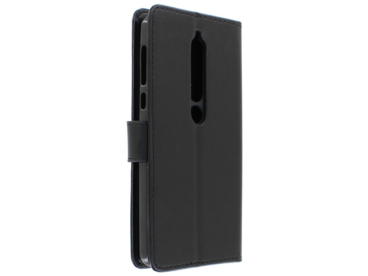 Bookcase Wallet Zwart - Nokia 6 2018 hoesje