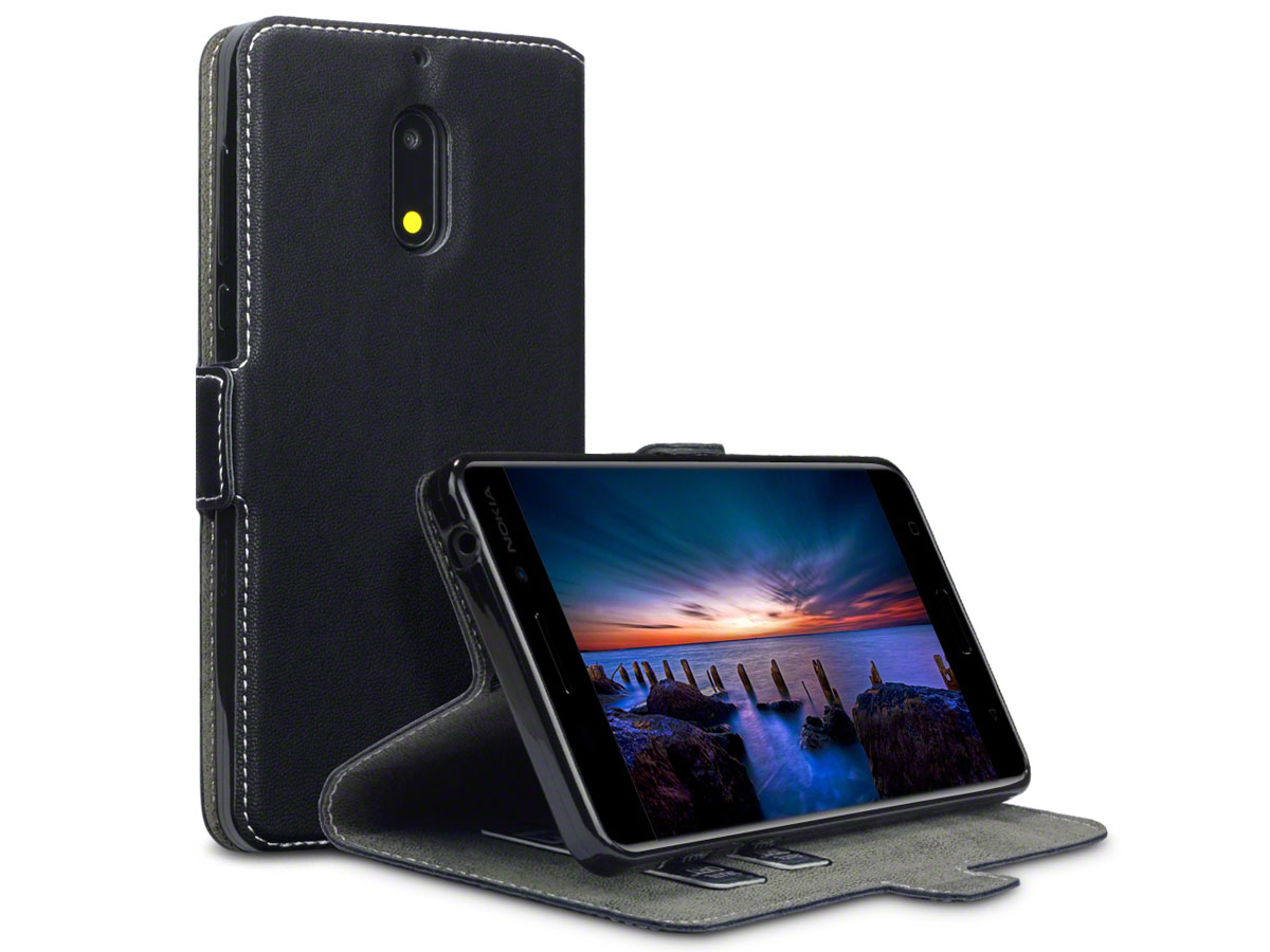Covert Slim Bookcase Flipcase - Nokia 6 hoesje