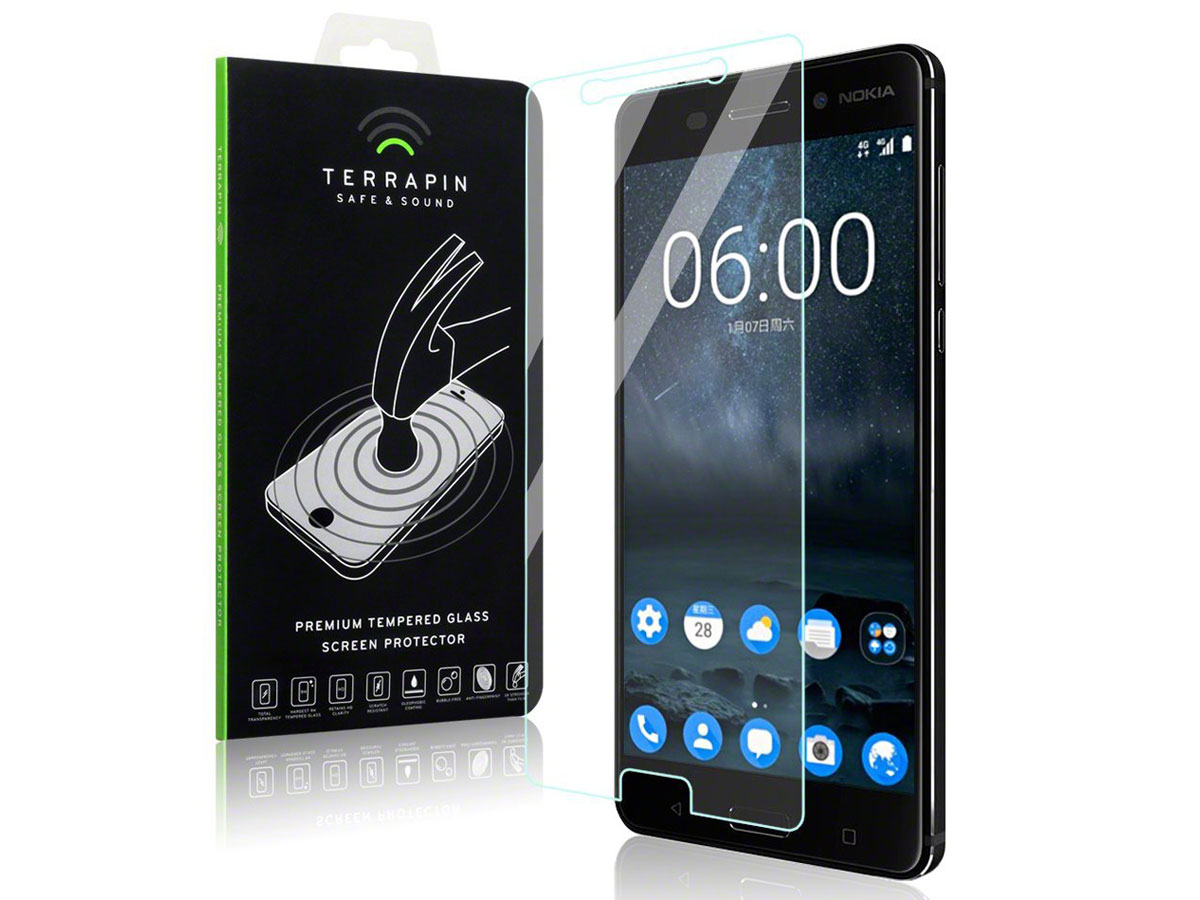 Nokia 6 Screenprotector Tempered Glass