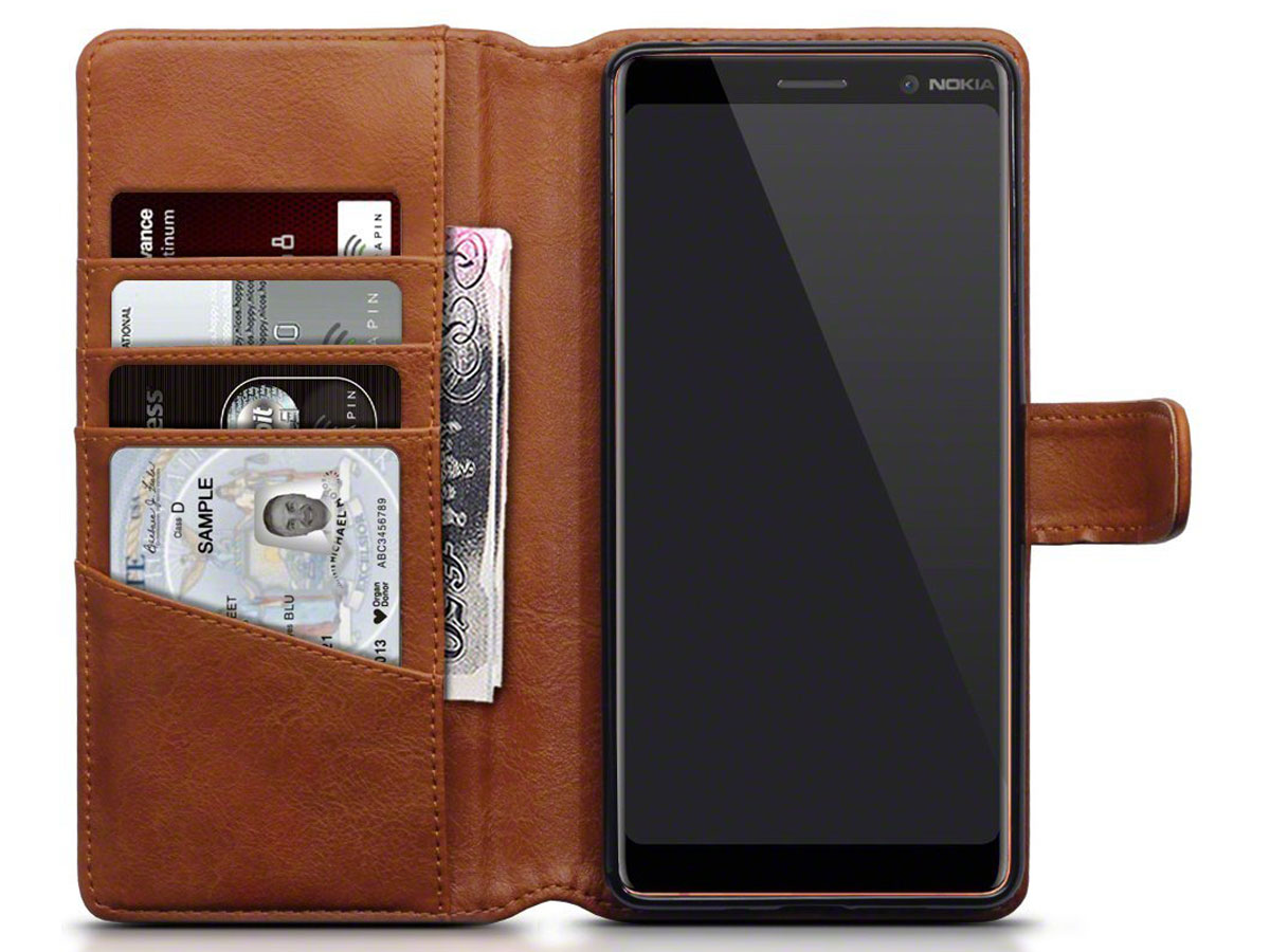 CaseBoutique Case Cognac Leer - Nokia 7 Plus Hoesje