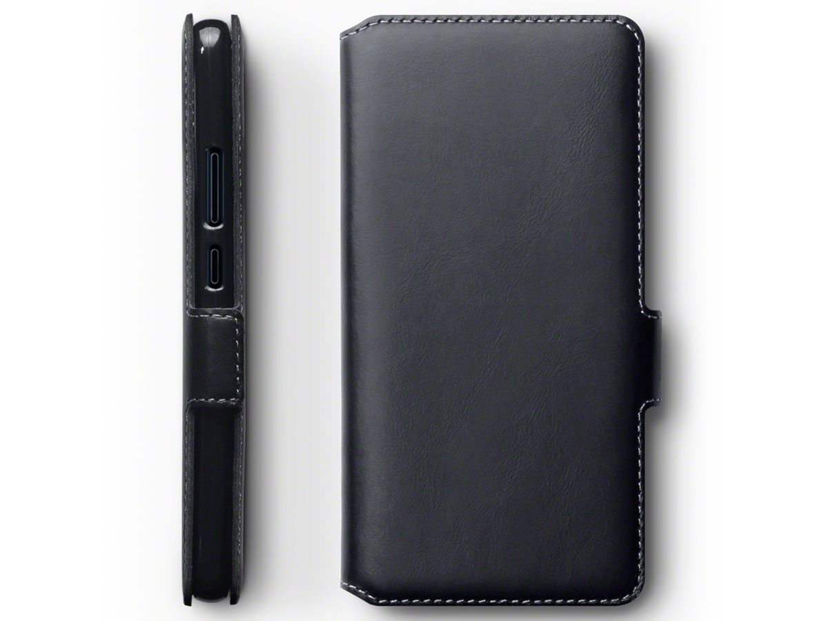 CaseBoutique Leather Folio Zwart - Nokia 9 PureView hoesje