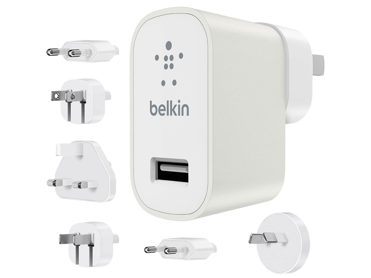 Belkin Global Charging Kit - 2.4A Oplader Wereldstekker