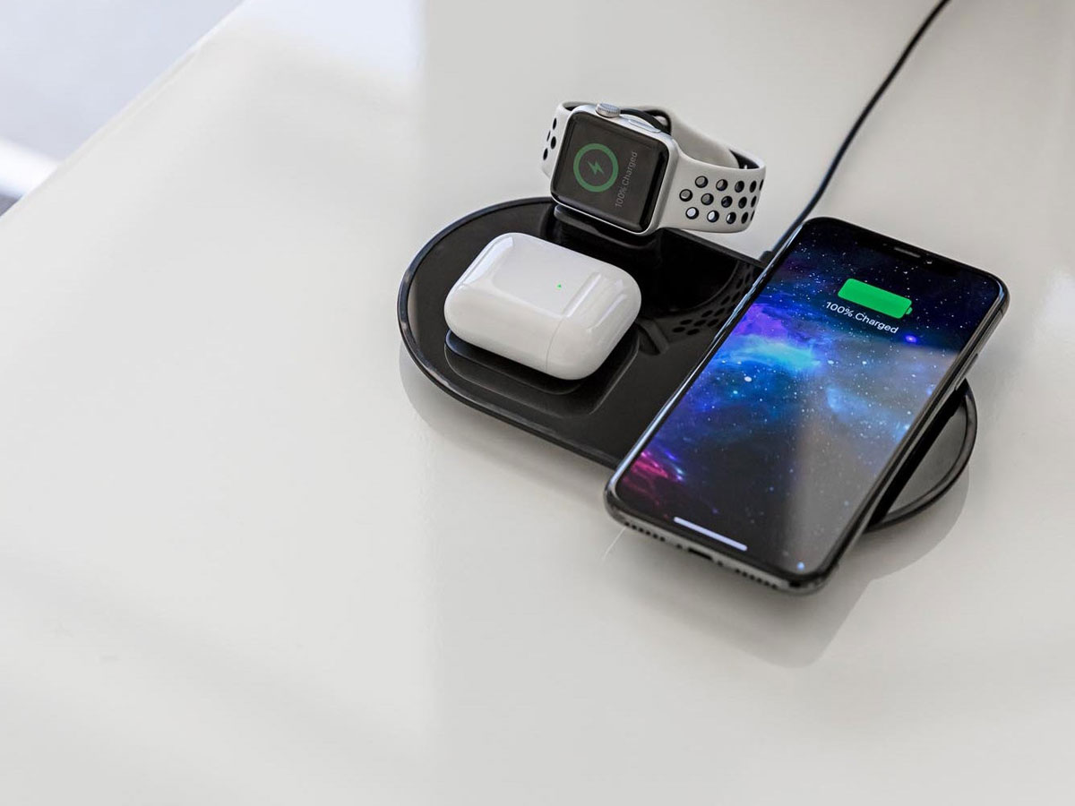 Mophie 3in1 Wireless Charging Pad - Draadloze Oplader voor Apple