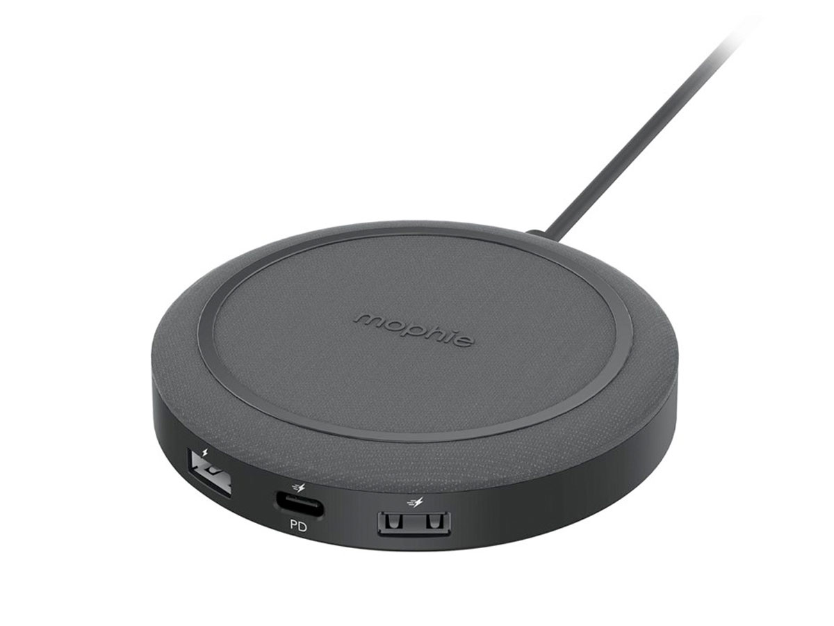 Flipper zelf specificatie Mophie Wireless Charging Hub Draadloze Oplader met USB