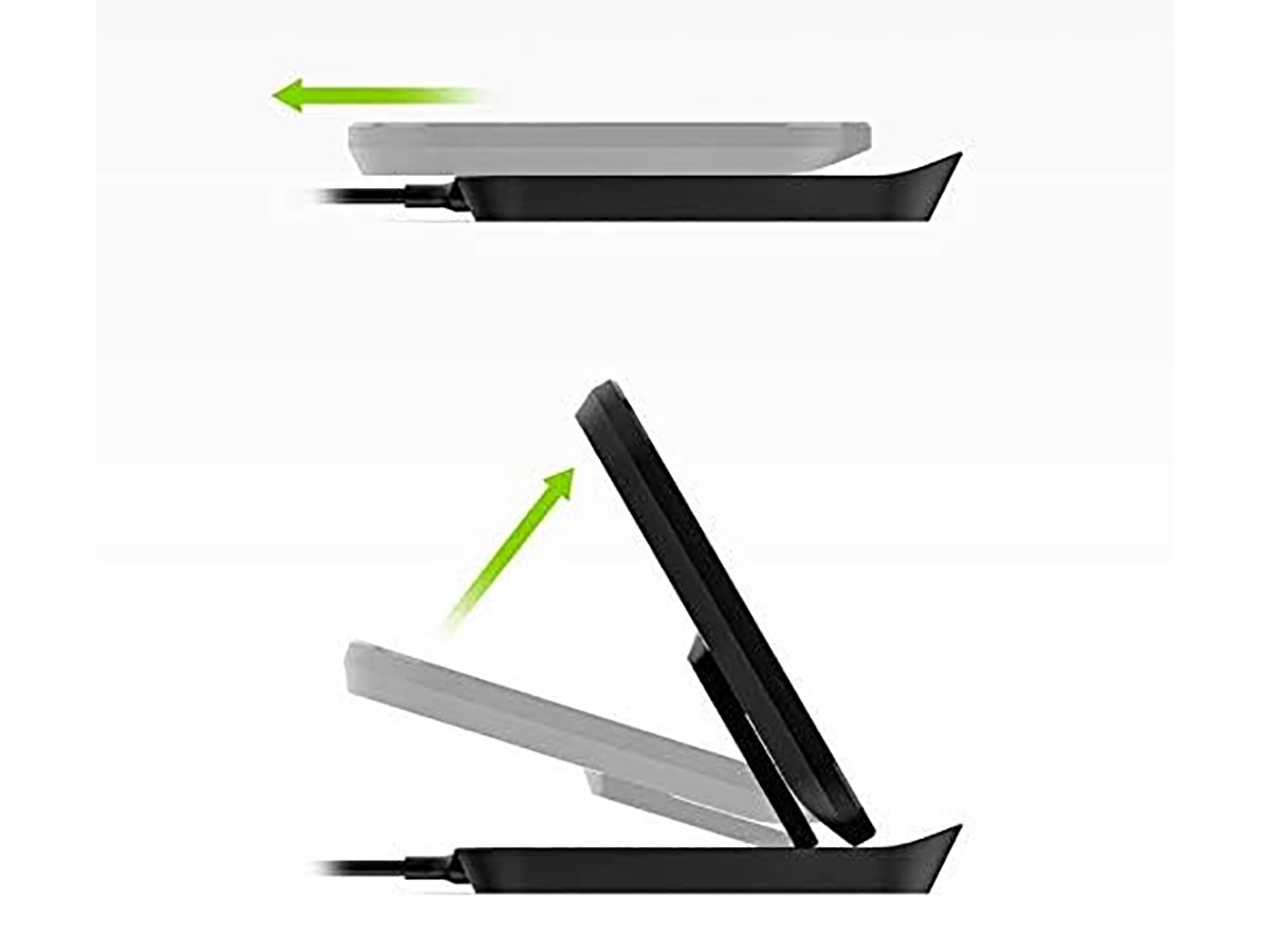 Mophie Wireless Charging Stand Zwart - Draadloze Oplader