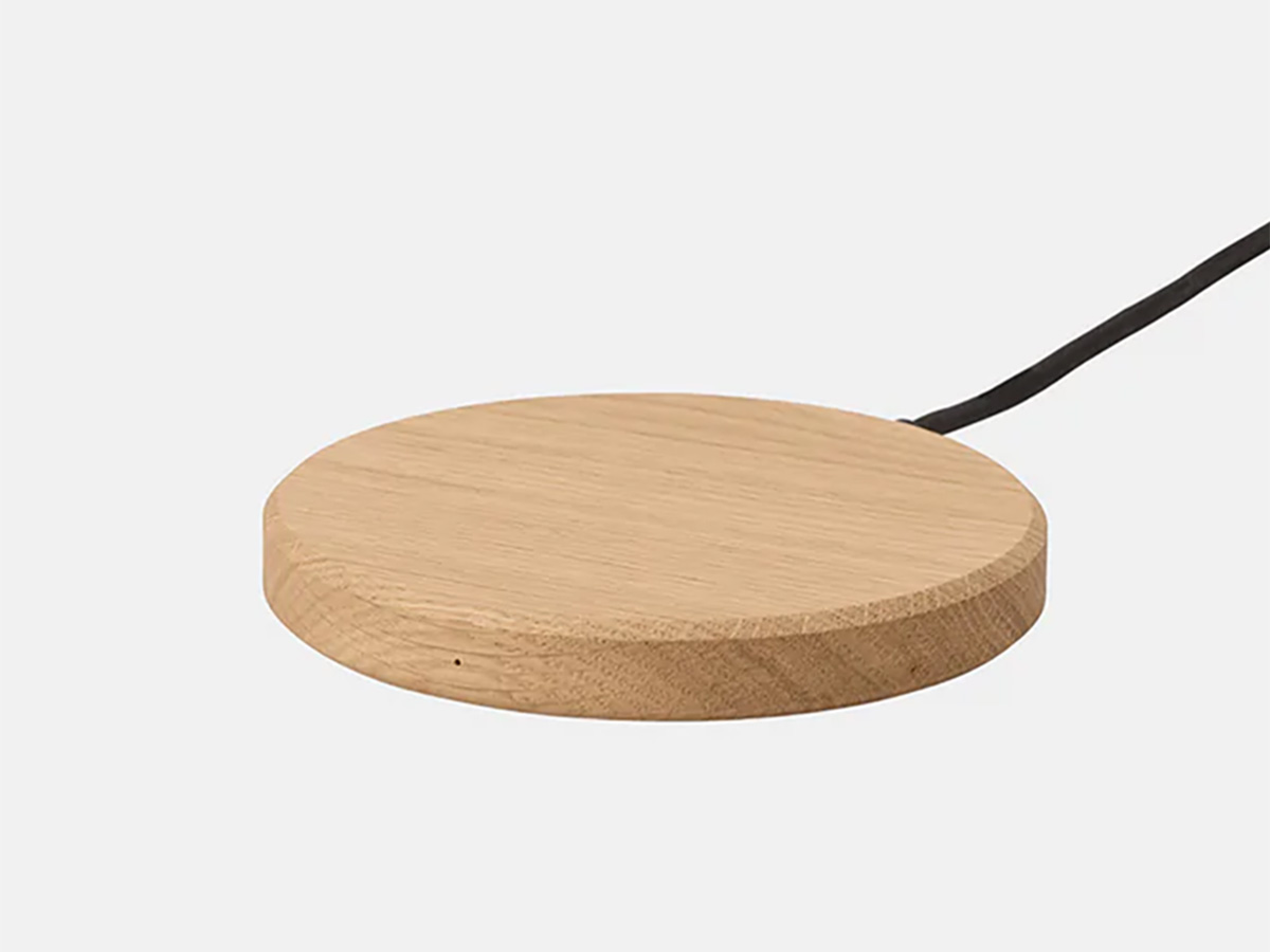 Oakywood Slim Charging Pad Oak - Draadloze Oplader van Hout