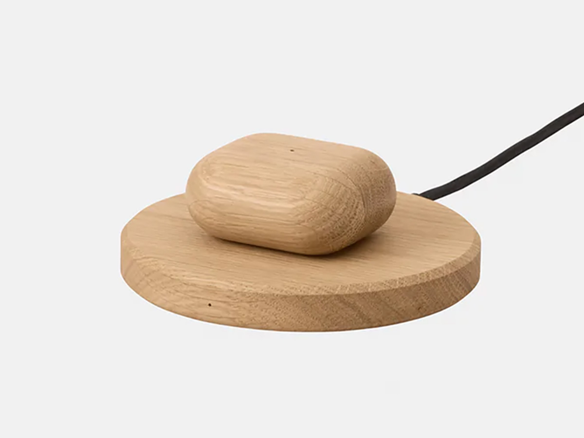 Oakywood Slim Charging Pad Oak - Draadloze Oplader van Hout