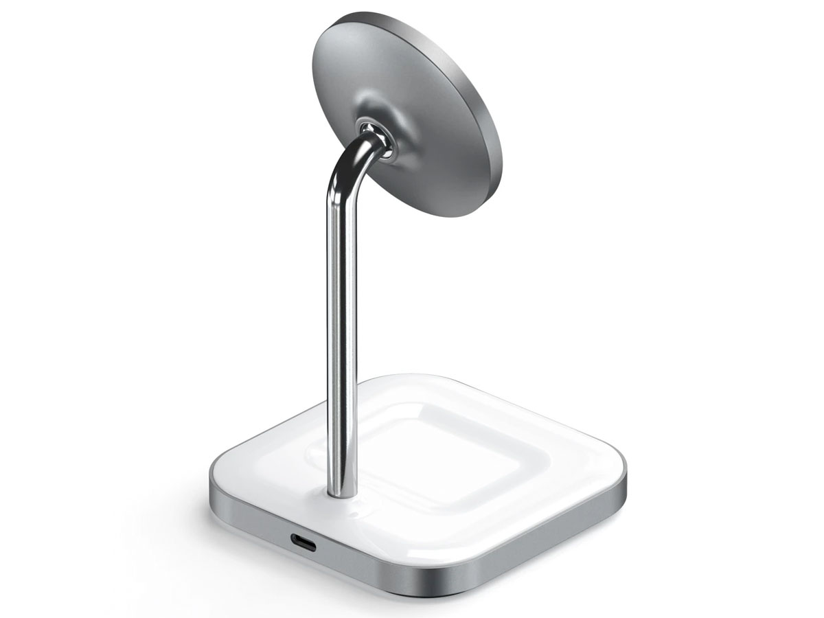 Satechi Aluminum 2-in-1 Magnetic Wireless Charging Stand