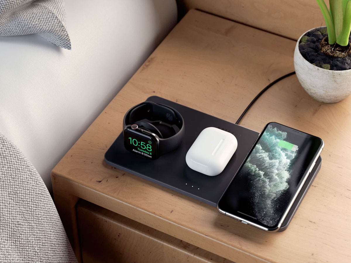 Satechi Trio Wireless Charging Pad - 3-in-1 Draadloze Oplader