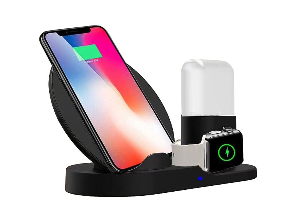 Sdesign 3in1 Wireless Charging Stand - Draadloze Oplader Qi