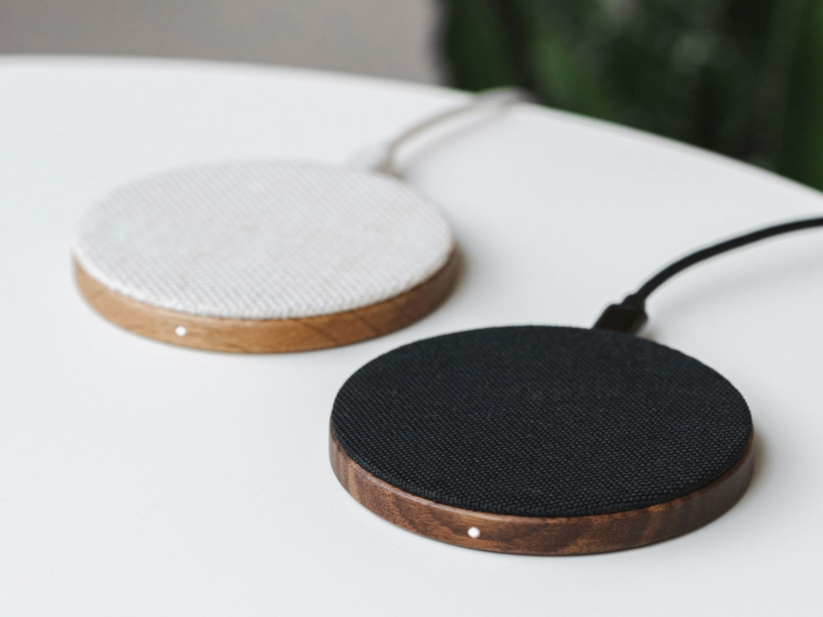 Woodcessories EcoPad Wireless Charger Oak - 15W Draadloze Oplader