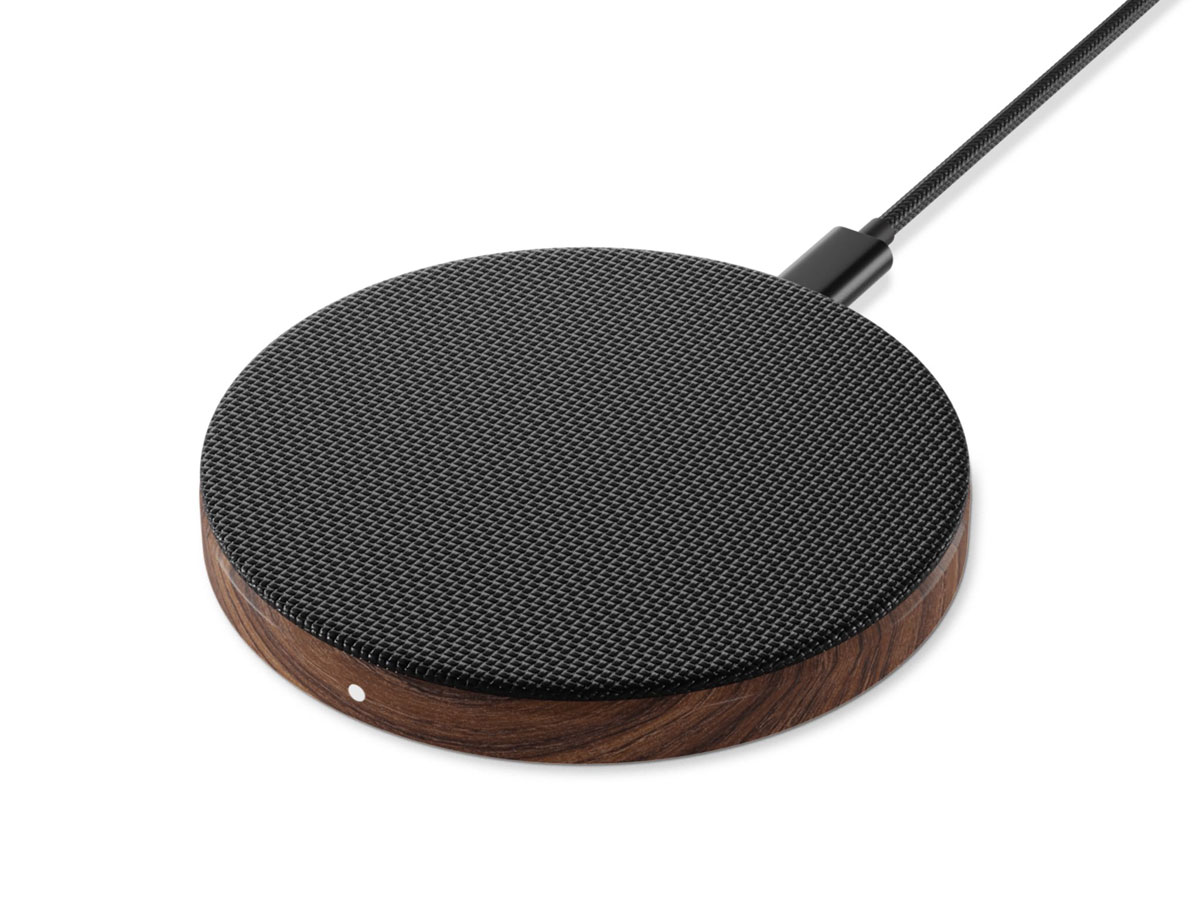 Woodcessories EcoPad Wireless Charger Walnut - 15W Draadloze Oplader