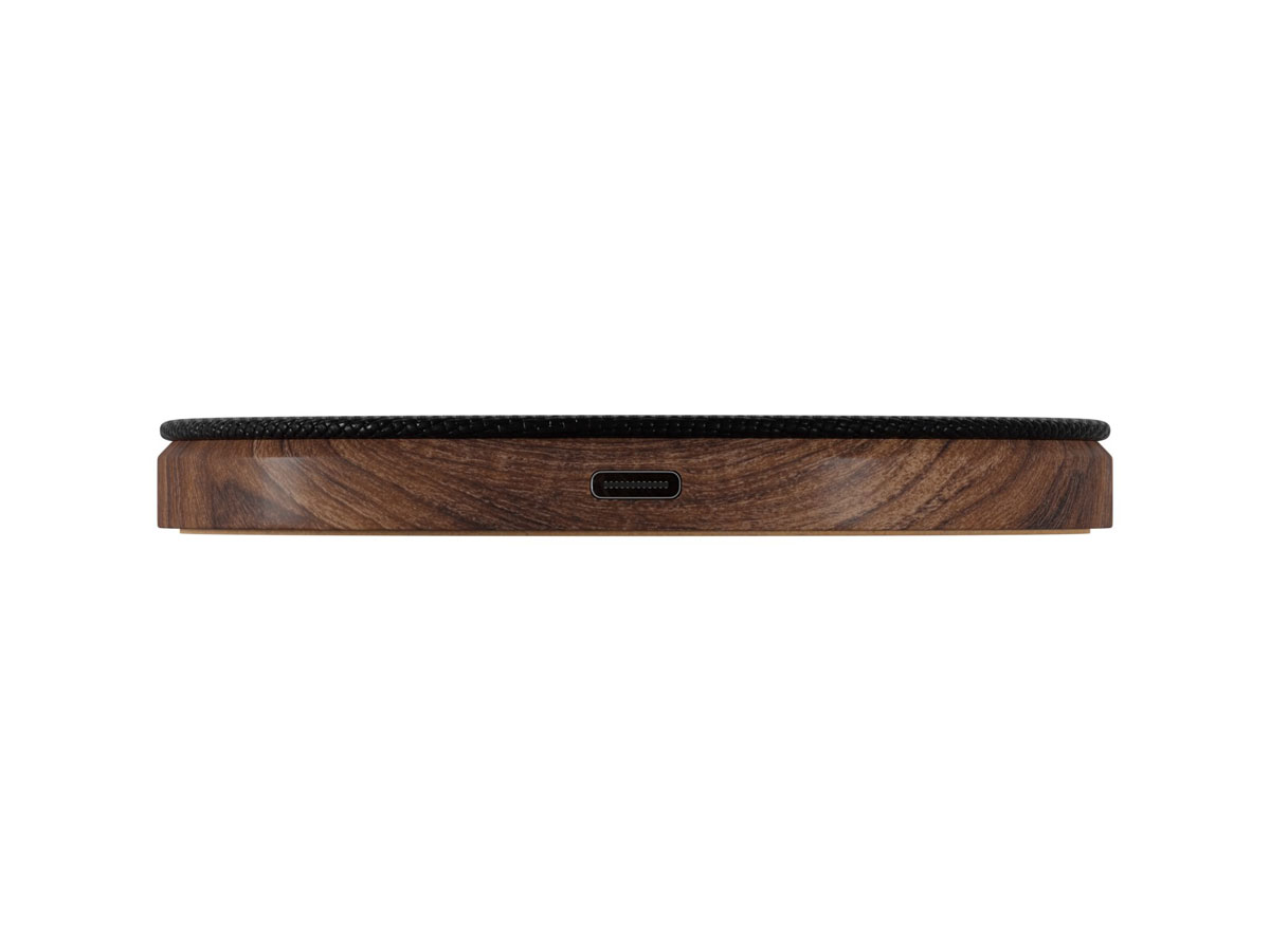 Woodcessories EcoPad Wireless Charger Walnut - 15W Draadloze Oplader