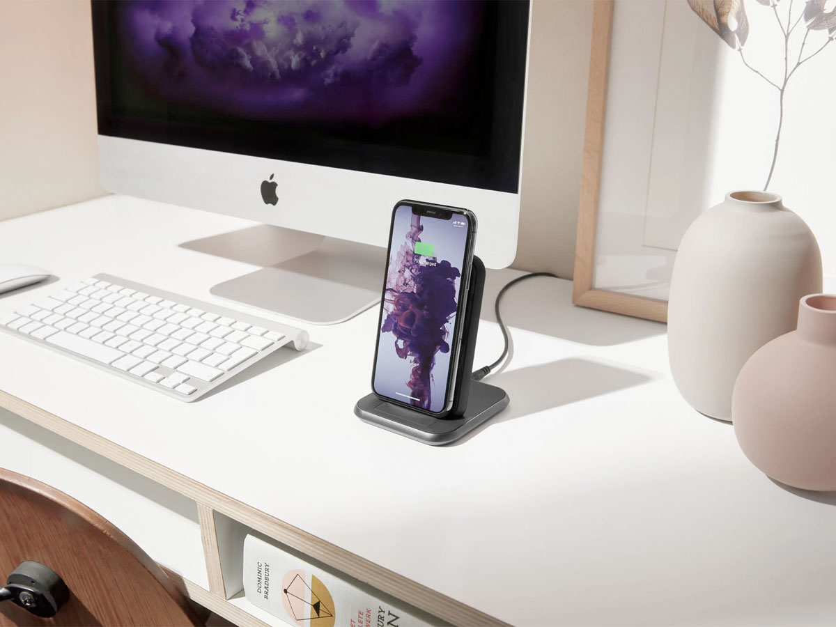 Zens Aluminium Fast Wireless Charger Stand (10W)