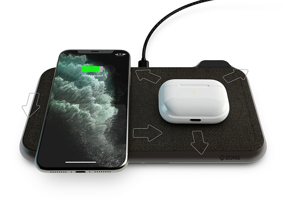 Zens Liberty 16 Coil Wireless Charger - Het Ultieme Draadloos Laden