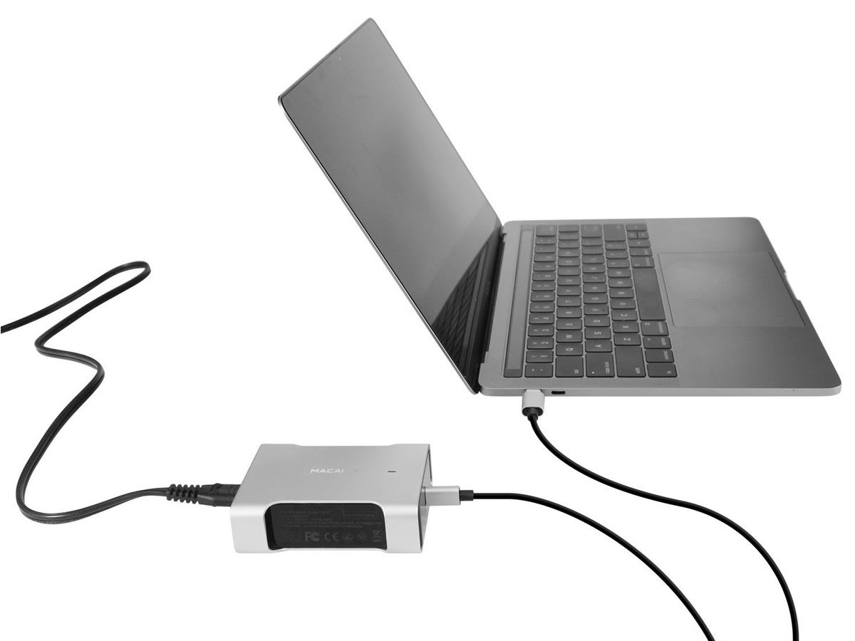Thriller Ervaren persoon klok MacAlly 61W USB-C Magnetische MacBook Pro Oplader