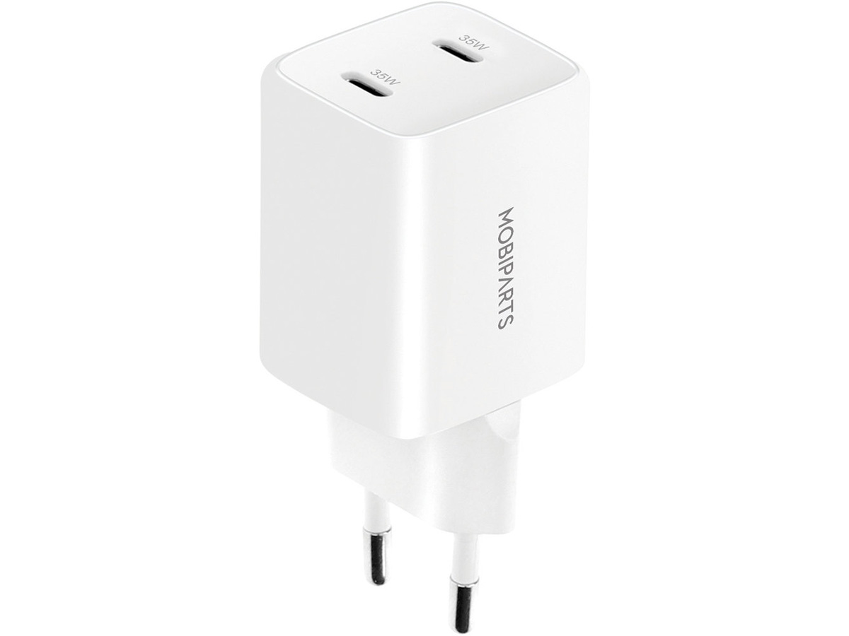 Mobiparts 35W GaN Wall Charger - Oplader met 2 x USB-C