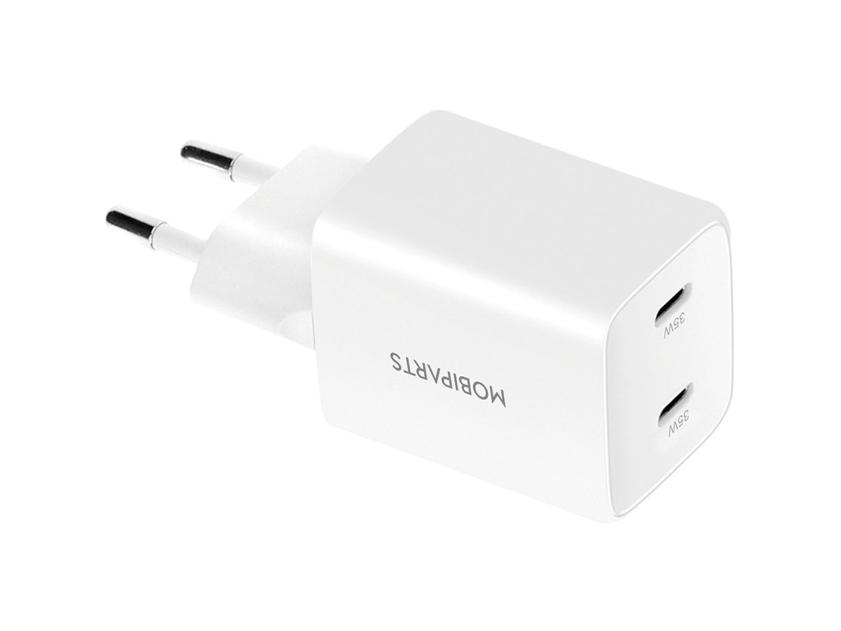 Mobiparts 35W GaN Wall Charger - Oplader met 2 x USB-C